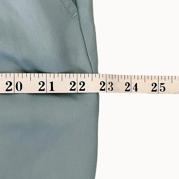 Croft & Barrow Womens Tapered Mid Rise Pants Size 16 Zapata Blue Relaxed Fit NWT - Picture 15 of 16